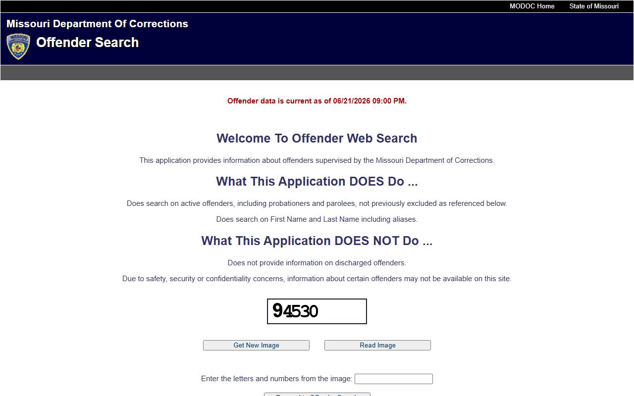 Sullivan County inmate search and Missouri Department of Corrections offender search